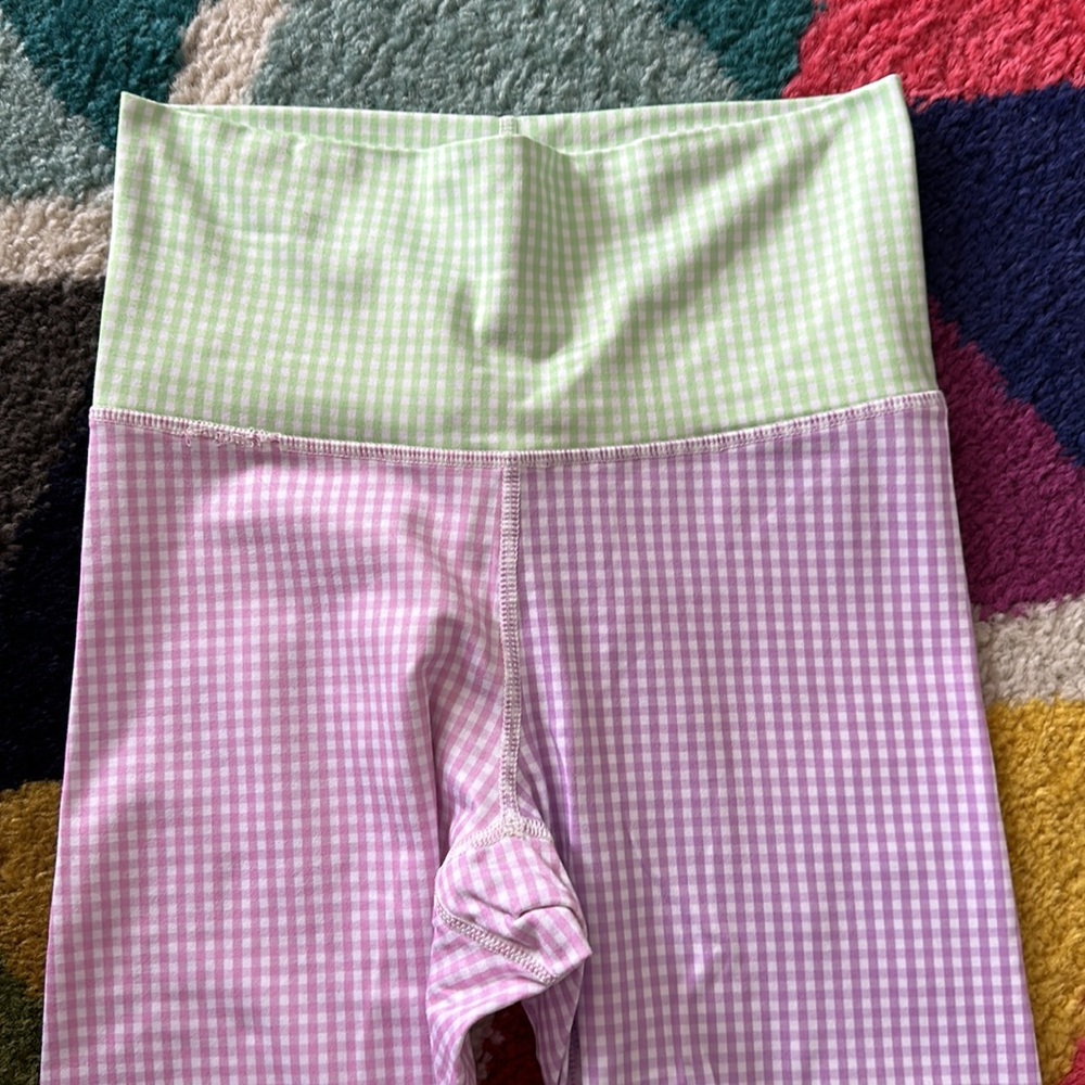 Pastel Gingham TLC Leggings - Picture 2 of 5